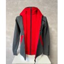 Damen Hundesport Sweatjacke grau/rot S